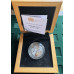 1oz SILVER 999.9 FINE - GERMANIA MINT CRYSTAL CROSS - NUMBER 79 IN WOODEN BOX AS ISSUED