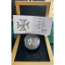 1oz SILVER 999.9 FINE - GERMANIA MINT CRYSTAL CROSS - NUMBER 79 IN WOODEN BOX AS ISSUED