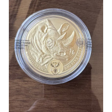 2022 - 2023 BIG 5 - SERIES 2 - 5oz GOLD PROOF *FULL SET ALL 5 ANIMALS*- IN SAMINT BOX AS ISSUED & CERTIFIED