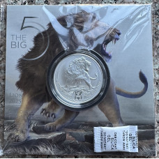 2025 BIG 5 SERIES 3 - LION- IN SAMINT CARD AS ISSUED & CERTIFIED