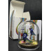 1oz CANADA MURANO 1OZ SILVER & PARROT FIGURINE SET + DOME, BOX & CERTIFICATE