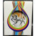 1oz CANADA MURANO 1OZ SILVER & MUSTANG FIGURINE SET + DOME, BOX & CERTIFICATE