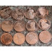 1oz BULK COPPER ROUNDS 999.9 PURE -20 IN TUBE - U.S.A MIXED LOT