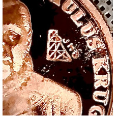 1oz COPPER - 200 YEARS PAUL KRUGER BIRTHDAY "GNS & JHB" FLYPRESS OVER STAMP - 2 TYPES PRICE FOR EACH