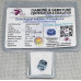 CERTIFIED 5.90 CTS NATURAL AQUARMARINE - HEATED STONE CUSHION CUT - AAA COA included (GIE)
