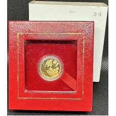 2000 CULTURAL SERIES 1/10oz PROOF FINE GOLD - XHOSA NATION OLD COA - ORIGINAL AS ISSUED