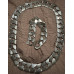 HANDMADE ARTWORKS - FINE SILVER BRACELET & CHAIN SET - TOTAL 1KG 97% PURE SILVER