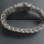HANDMADE ARTWORKS - FINE SILVER BRACELETS *CRYSTAL & BROAD LINK* TURKISH MASTERPIECES