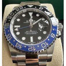 ROLEX *BATMAN* 2018 GMT MASTER 2 OYSTER - FULL BOX SET + CARD - BLUE/BLACK