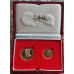 1981-1990 KRUGERRAND PROOF TWIN SET - 1/4oz & 1/10oz FINE GOLD "PROOF" AS ISSUED FROM MINT IN BOX