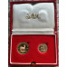 1981-1990 KRUGERRAND PROOF TWIN SET - 1/4oz & 1/10oz FINE GOLD "PROOF" AS ISSUED FROM MINT IN BOX