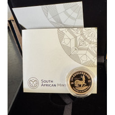 2023 KRUGERRAND KRUGER NATIONAL PARK PRIVY MINT MARK 1/4oz PROOF FINE GOLD - IN SAMINT BOX AS ISSUED