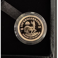 2024 KRUGERRAND 80 DAY PRIVY MINT MARK 1/10oz PROOF FINE GOLD - IN SAMINT BOX AS ISSUED