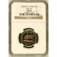 2004 RSA OOM PAUL R5 - MS66 -KM281 NGC GRADED