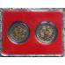 2011 & 2021 R5 COIN UNC SET - 90TH ANNIVERSARY & 100TH ANNIVERSARY OF THE SARB - 2 COINS IN CUSTOM CASE