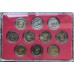 1994 - 2021 MANDELA R5 COIN SET - MINT STATE UNC R5's - 10 COINS IN CUSTOM CASE