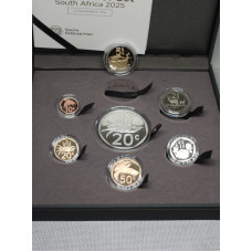 2025 RSA PROOF SET + 1oz SILVER 20c *BITTER ALOE* IN SAMINT BOXES AS ISSUED