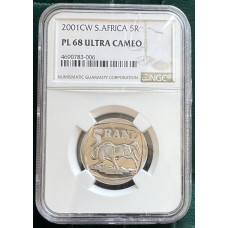 2001 CW RSA OOM PAUL R5 - PL68UC - NGC HIGH GRADED