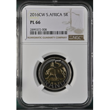 2016 RSA OOM PAUL R5 -PL66 - NGC GRADED