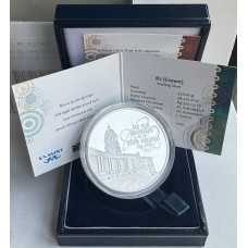 2013 RSA SILVER R2 CROWN -UNION BUILDING - SAMINT BOX & COA