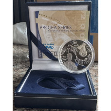 2009 SILVER RAND PROTEA - NATIONAL ANTHEM - PROOF