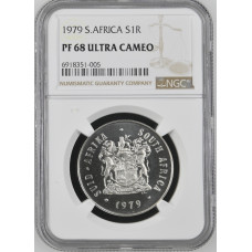 1979 SILVER RAND PF68 ULTRA CAMEO - NGC - no unc minted 