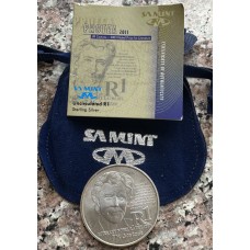 2011 SILVER RAND PROTEA - JM COETZEE - UNC