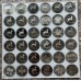 1965 to 1992 SILVER RAND PROOF SET - IN SPECIAL CASE