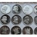 1965 to 1995 SILVER RAND PROOF SET OF 36 COINS - IN SPECIAL CASE