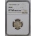 1932 UNION SA 6 PENCE - MS62 - NGC GRADED