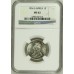 1936 UNION SA 1 SHILLING - MS62 - NGC GRADE