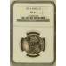 1932 UNION SA 2 SHILLING - MS61 - NGC GRADED