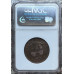 1898 ZAR 1 PENNY - MS64RB - NGC GRADED