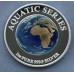 1oz SILVER 999.9 FINE - 2024 AQUATIC SERIES OF SOUTH AFRICA "GLOBE"- CERTIFIED & MINT BAG